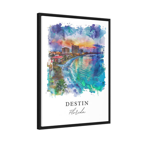 Destin FL Art Print, Destin Print, Destin Wall Art, Destin Florida Gift, Travel Print, Travel Poster, Travel Gift, Housewarming Gift