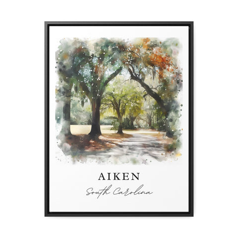 Aiken South Carolina Art Print, Aiken Print, South Carolina Wall Art, Aiken Gift, Travel Print, Travel Gift, Housewarming Gift