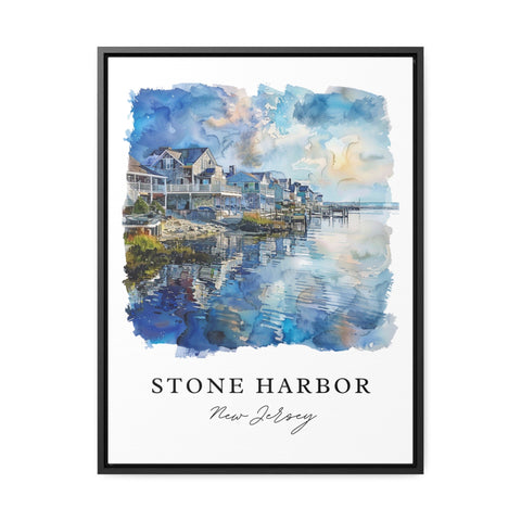 Stone Harbor NJ Art, Stone Harbor Print, Jersey Shore Art, Stone Harbor Gift, Travel Print, Travel Poster, Travel Gift, Housewarming Gift