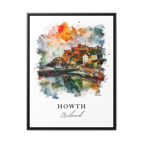 Howth Ireland Art, Howth Print, Ireland Wall Art, Howth Gift, Travel Print, Travel Poster, Travel Gift, Housewarming Gift