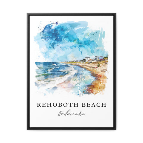 Rehoboth Beach Art Print, Rehoboth Beach Print, Delaware Wall Art, Rehoboth Beach Gift, Travel Print, Travel Poster, Housewarming Gift