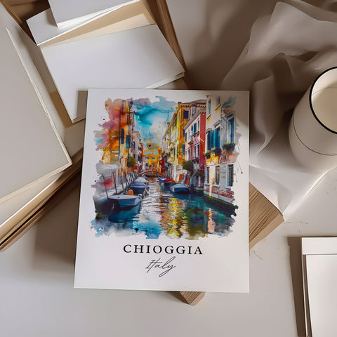 Chioggia Italy Art Print, Chioggia Print, Italy Wall Art, Chioggia Italy Gift, Travel Print, Travel Poster, Travel Gift, Housewarming Gift