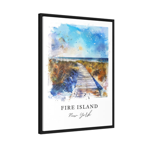 Fire Island Art Print, Long Island NY Print, Fire Island Wall Art, NY Gift, Travel Print, Travel Poster, Travel Gift, Housewarming Gift