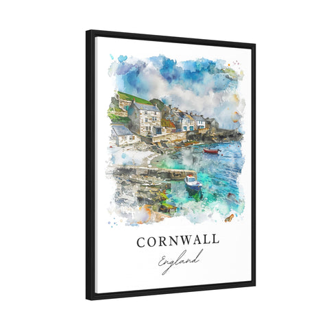 Cornwall England Art Print, Cornwall Print, England Wall Art, Cornwall Gift, Travel Print, Travel Poster, Travel Gift, Housewarming Gift