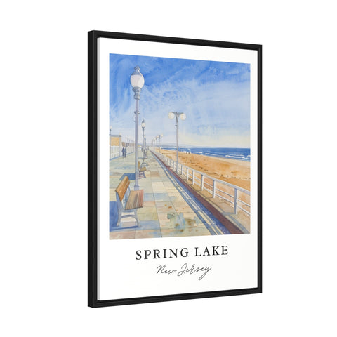 Spring Lake NJ Art, Spring Lake Print, Jersey Shore Wall Art, Spring Lake Gift, Travel Print, Travel Poster, Travel Gift, Housewarming Gift