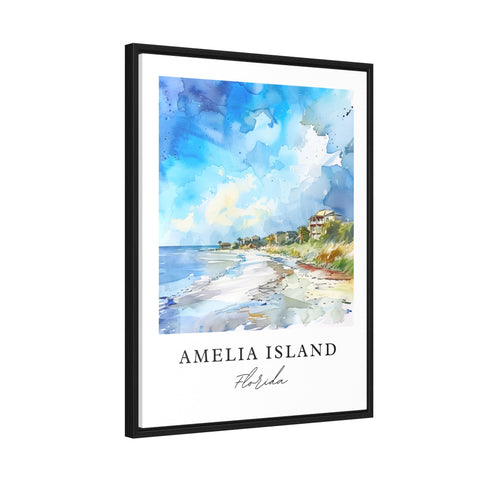 Amelia Island Art Print, Amelia Island Print, Florida Wall Art, Jacksonville Gift, Travel Print, Travel Poster, Housewarming Gift