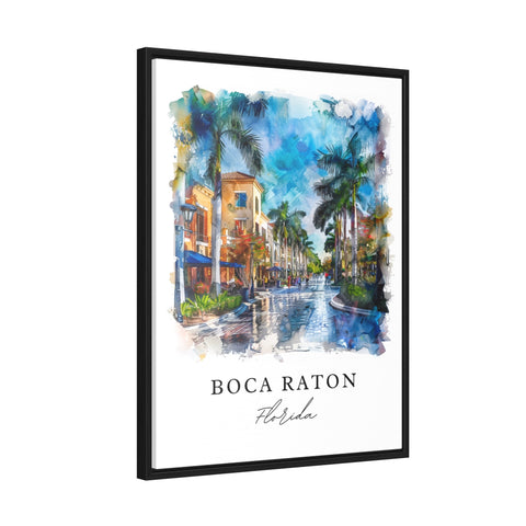 Boca Raton Art Print, Boca Raton Print, Boca Raton Wall Art, Florida Gift, Travel Print, Travel Poster, Travel Gift, Housewarming Gift