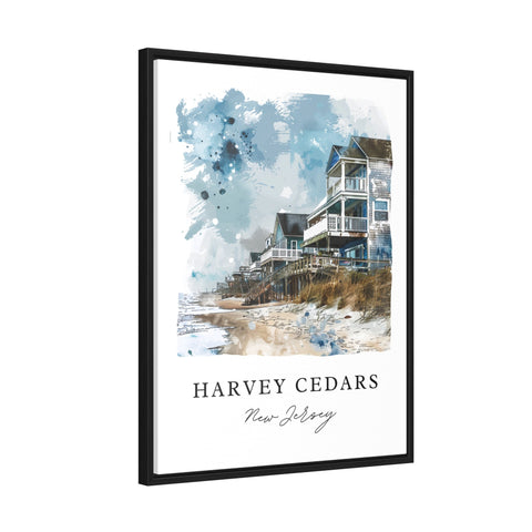 Harvey Cedars Art Print, Harvey Cedars Print, Jersey Shore Wall Art, LBI Gift, Travel Print, Travel Poster, Travel Gift, Housewarming Gift