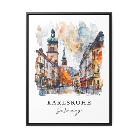 Karlsruhe Art Print, Karlsruhe Print, Germany Wall Art, Karlsruhe Gift, Travel Print, Travel Poster, Travel Gift, Housewarming Gift