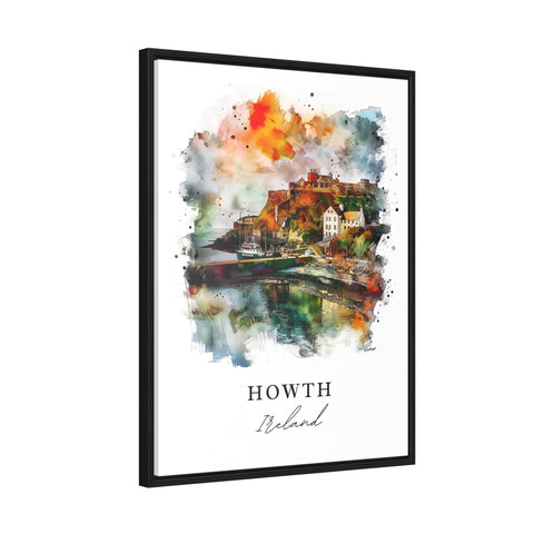Howth Ireland Art, Howth Print, Ireland Wall Art, Howth Gift, Travel Print, Travel Poster, Travel Gift, Housewarming Gift