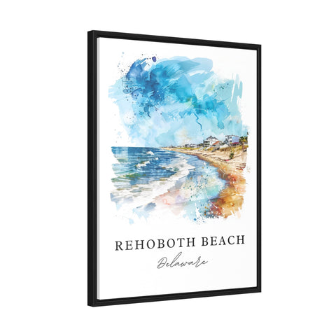 Rehoboth Beach Art Print, Rehoboth Beach Print, Delaware Wall Art, Rehoboth Beach Gift, Travel Print, Travel Poster, Housewarming Gift